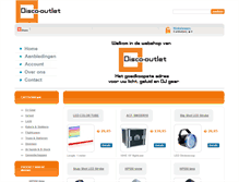 Tablet Screenshot of disco-outlet.nl